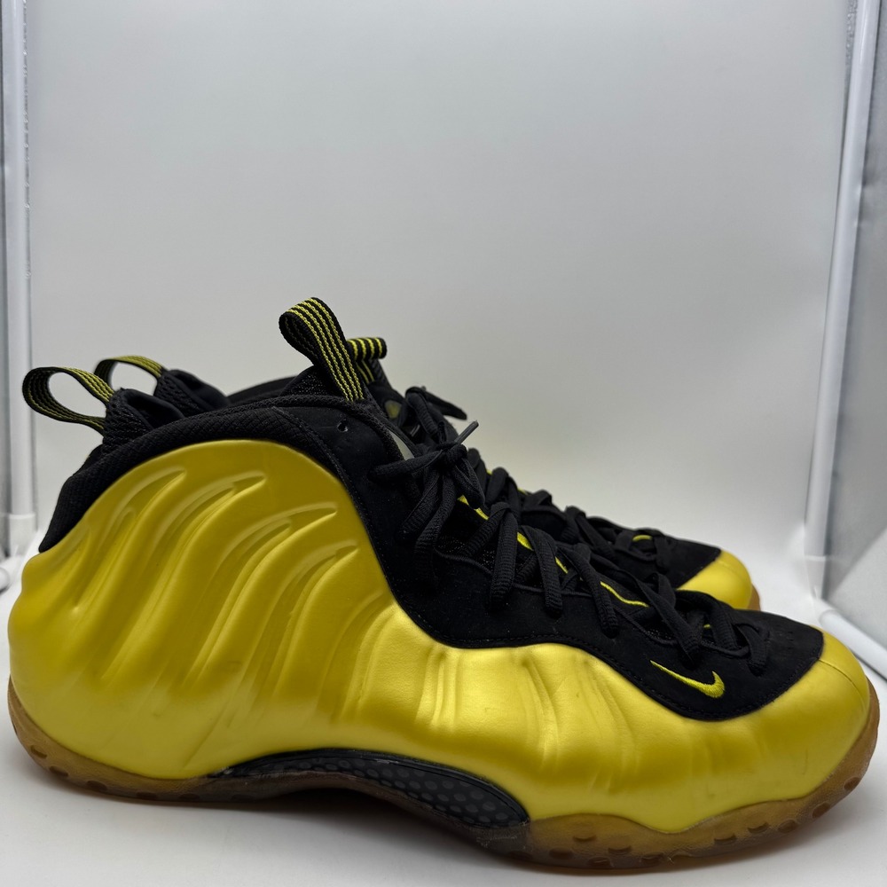 NIKE AIR FOAMPOSITE ONE‎ USED SIZE 14 ELECTROLIME BLACK 314996-330